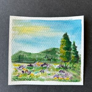 Landscape Watercolor Painting